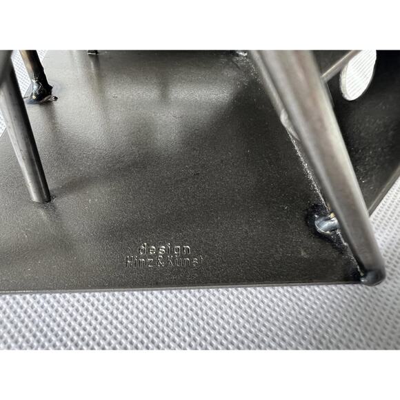 Hinz & Kunst Design Welded Metal Art Writing Desk Sculpture Nuts Bolts Work Book - Picture 2 of 15